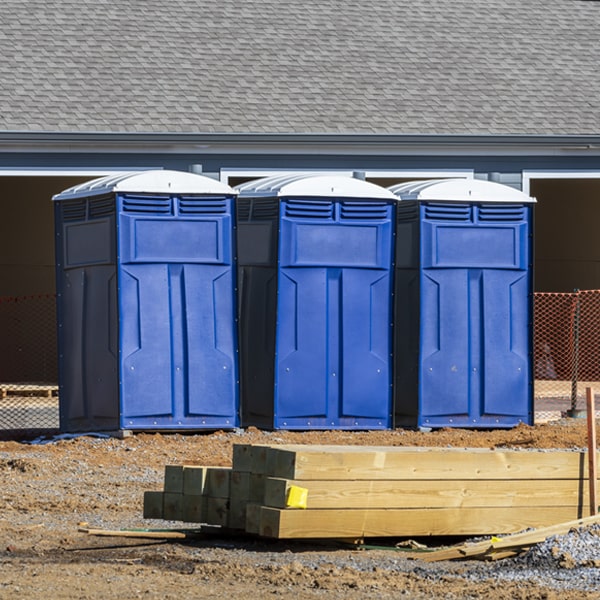 are there any restrictions on what items can be disposed of in the porta potties in Fortuna Foothills